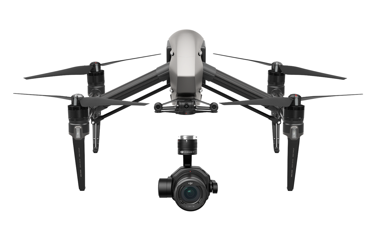 DJI Inspire 2 Standard Combo with Zenmuse X7 Camera Ready to Fly Cinema Drone