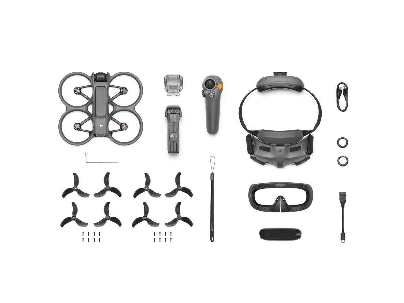 DJI Avata 2 Fly More Combo Single Battery - Includes Goggles 3 and RC Motion 3