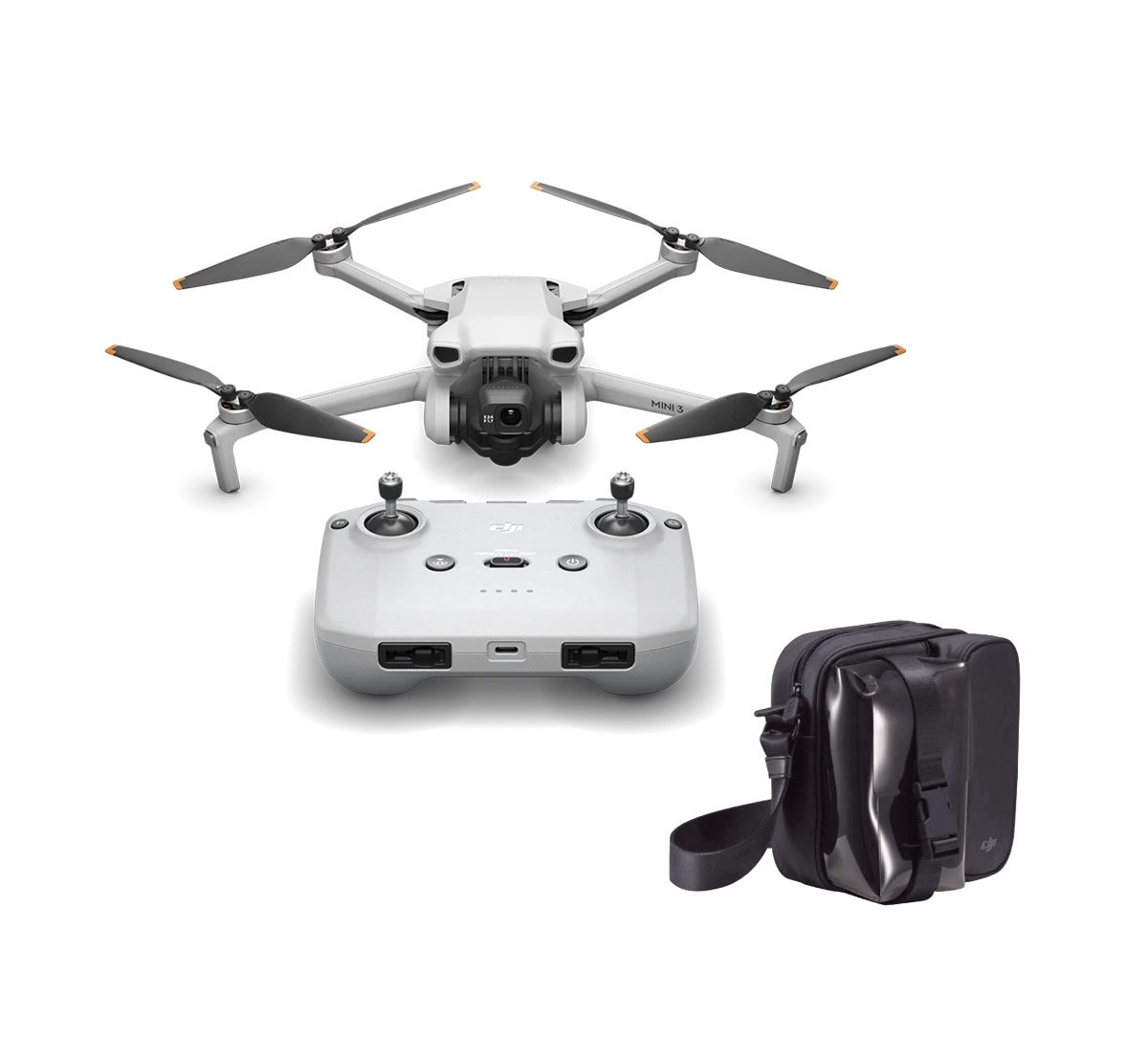 DJI Mini 3 Camera Drone 4k HDR 38-min Flight Time (DJI Refurbished) + Mini Bag (Black)