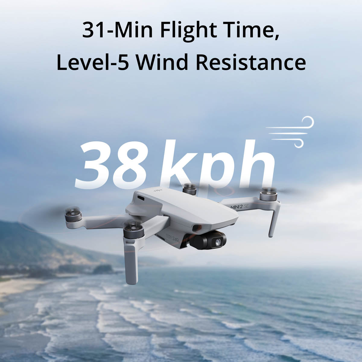 DJI Mini 2 SE Camera Drone 2.7K Video (Open Box)