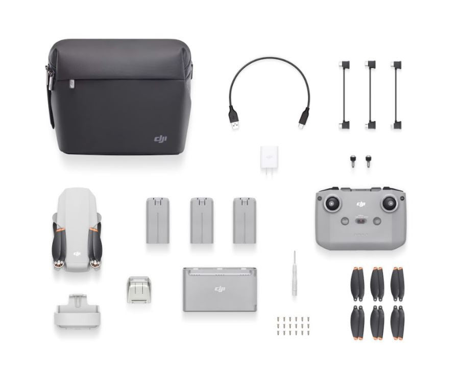 DJI Mini 2 Fly More Combo 4K Video Camera Drone 31 Minute Flight Time (DJI-Refurbished)