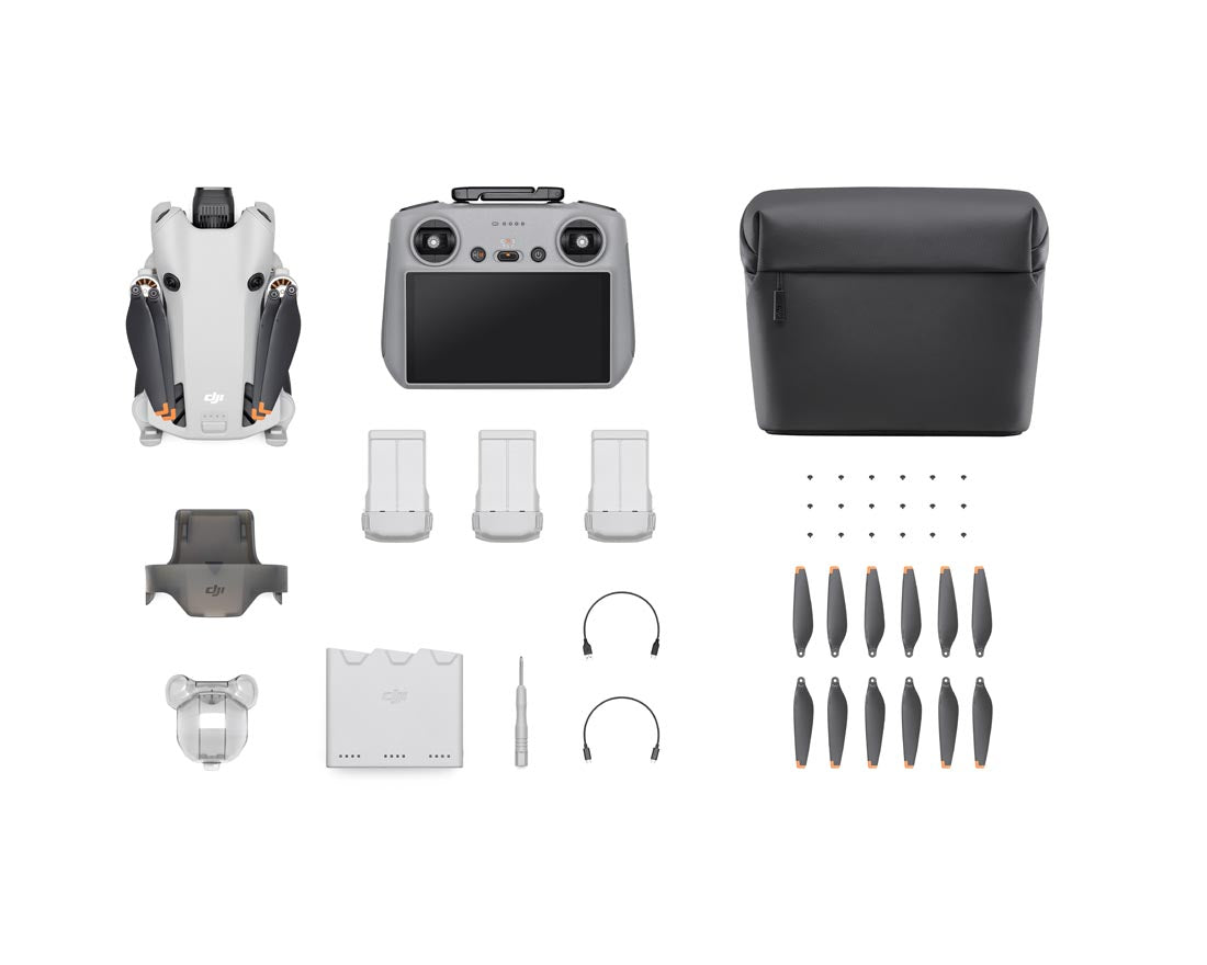 DJI Mini 4 Pro Fly More Combo Plus (DJI RC 2) Includes 3 Plus Batteries and Shoulder Bag